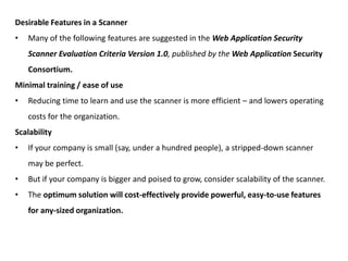 Web Application Scanning Flow and features.pptx