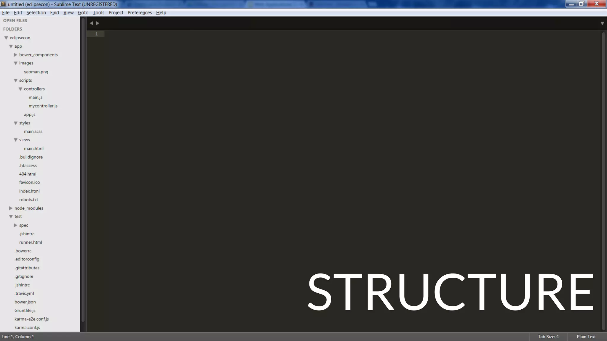 STRUCTURE
 