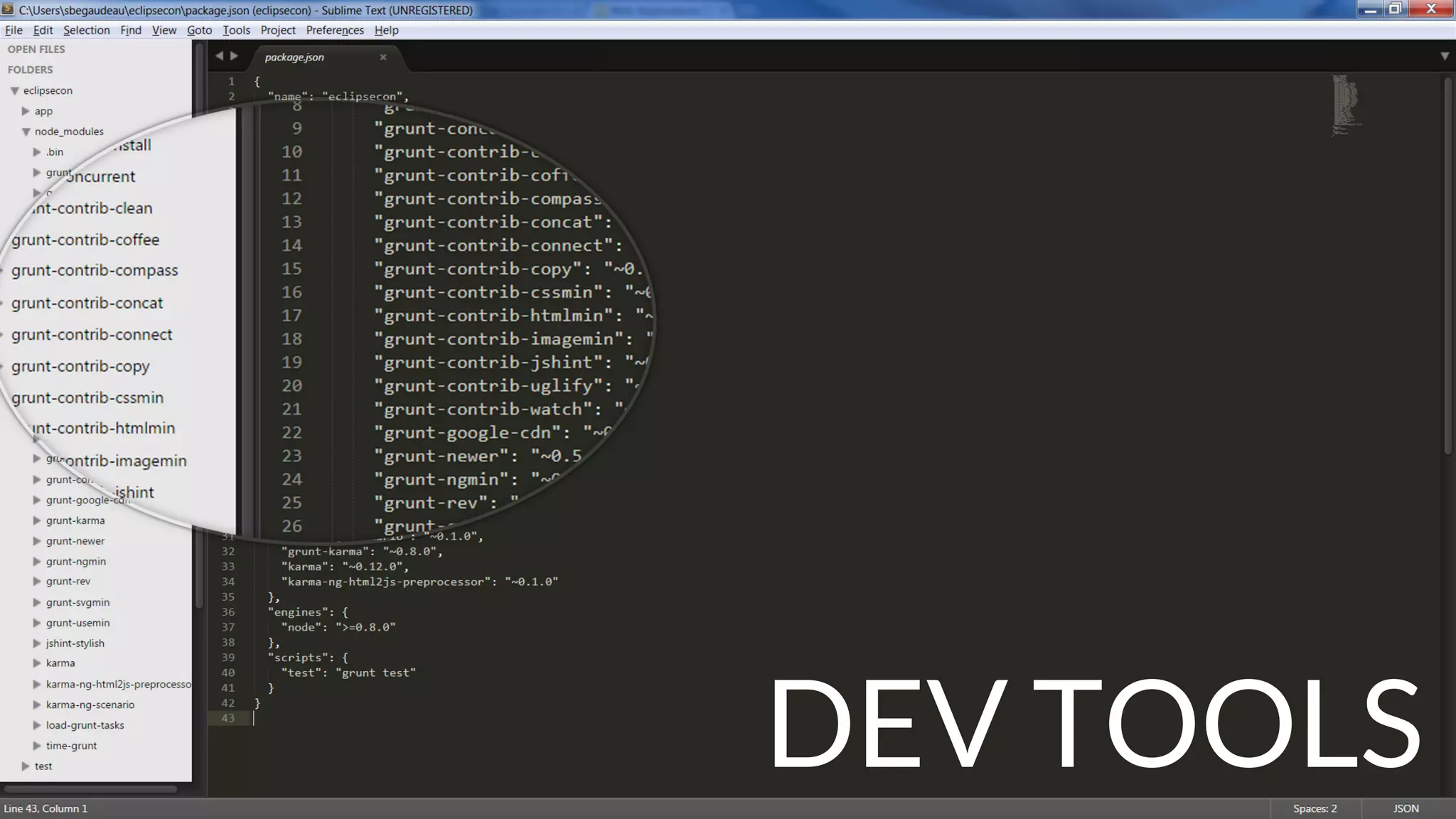 DEV TOOLS
 