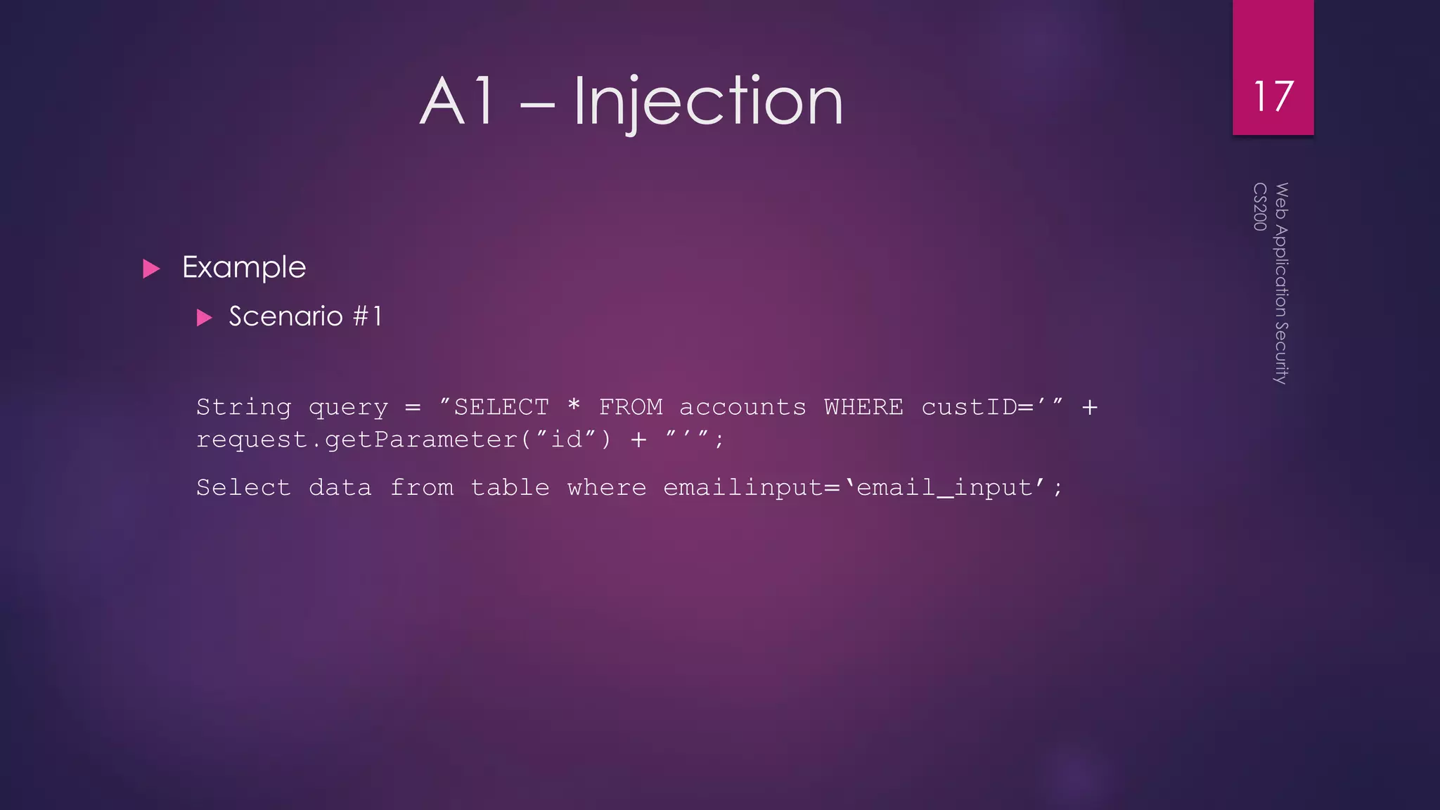 Web application security I | PDF