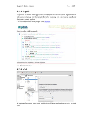 Skipfish High Risk Web application security the fast guide | PDF