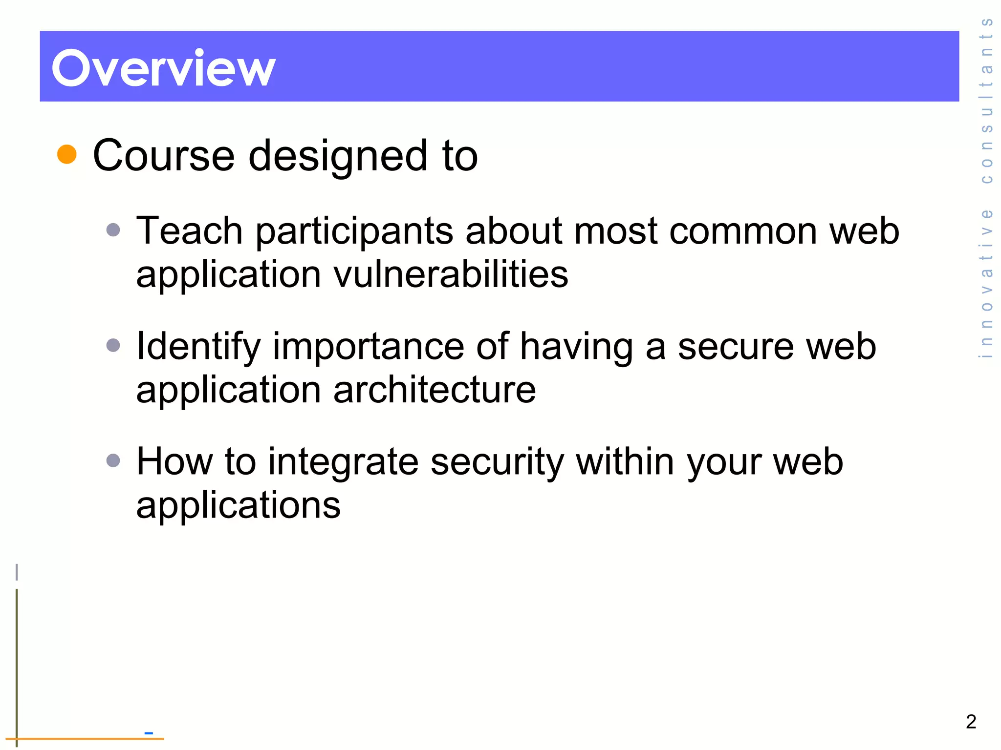 Web Application Security | PPT