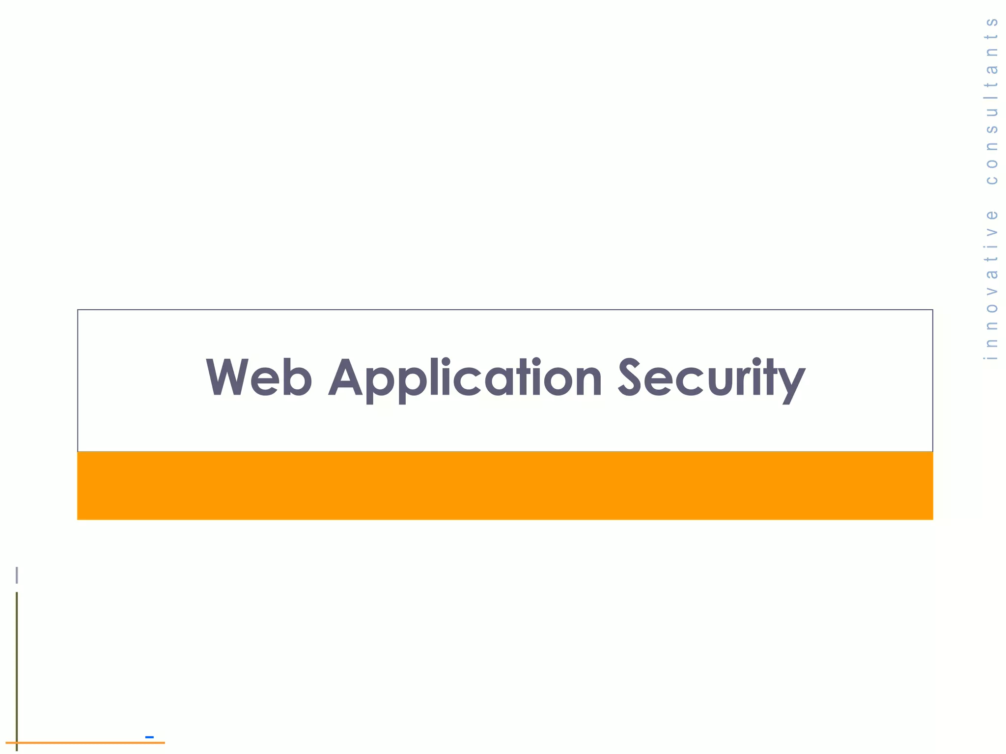 Web Application Security 