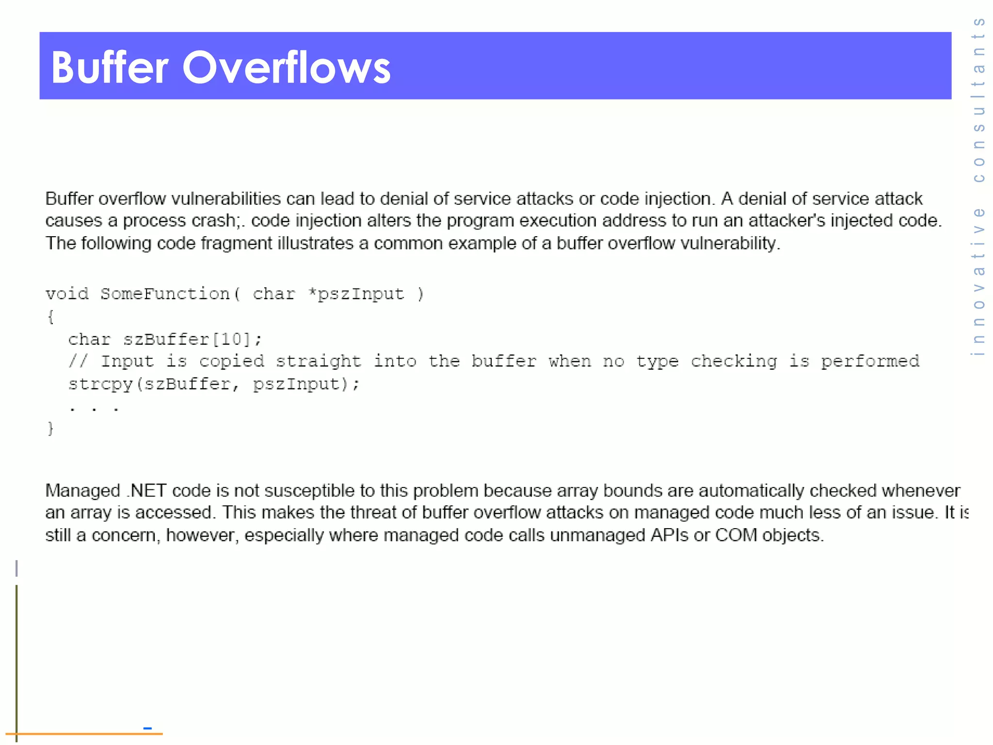 Buffer Overflows 