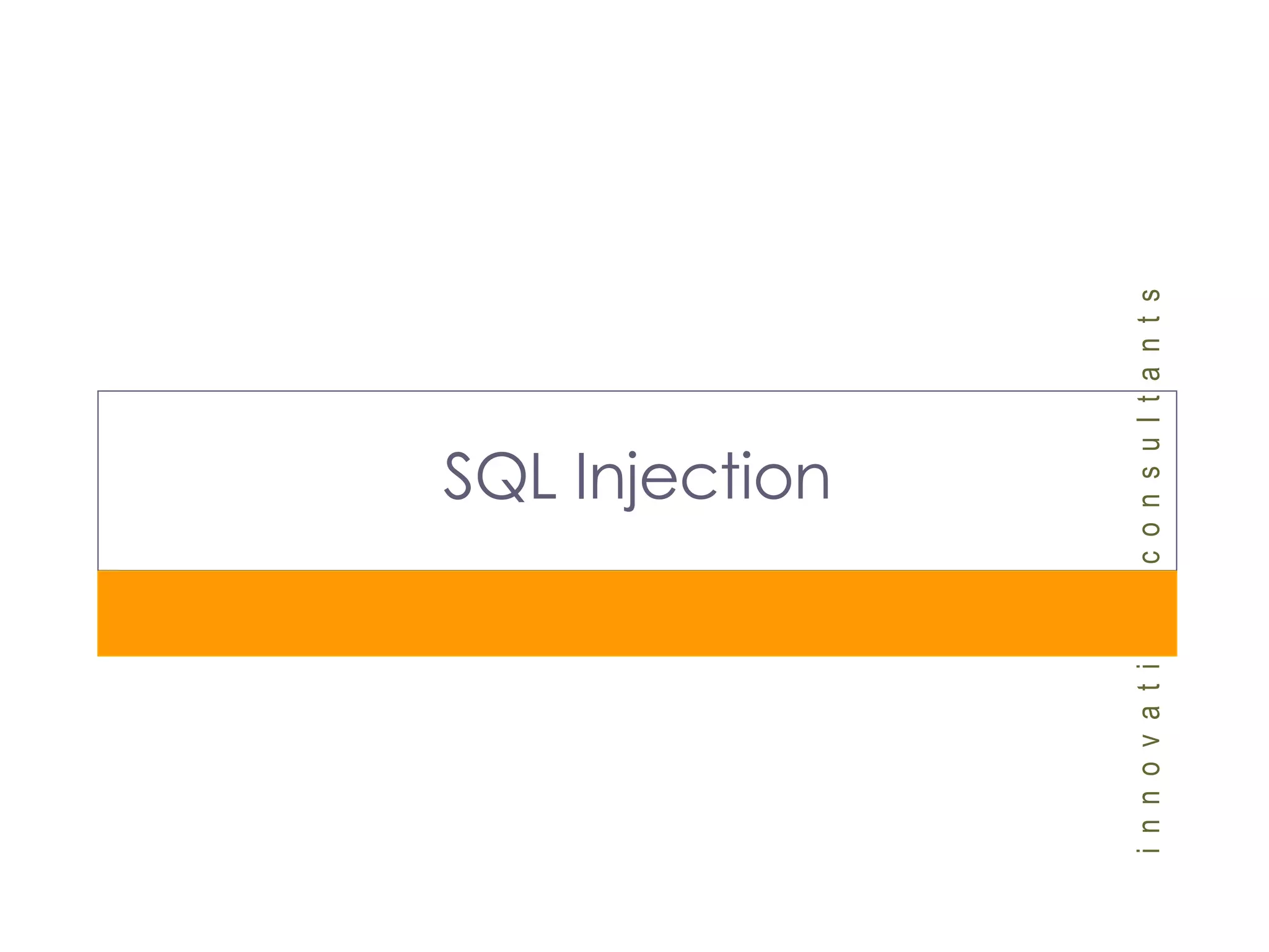 SQL Injection 