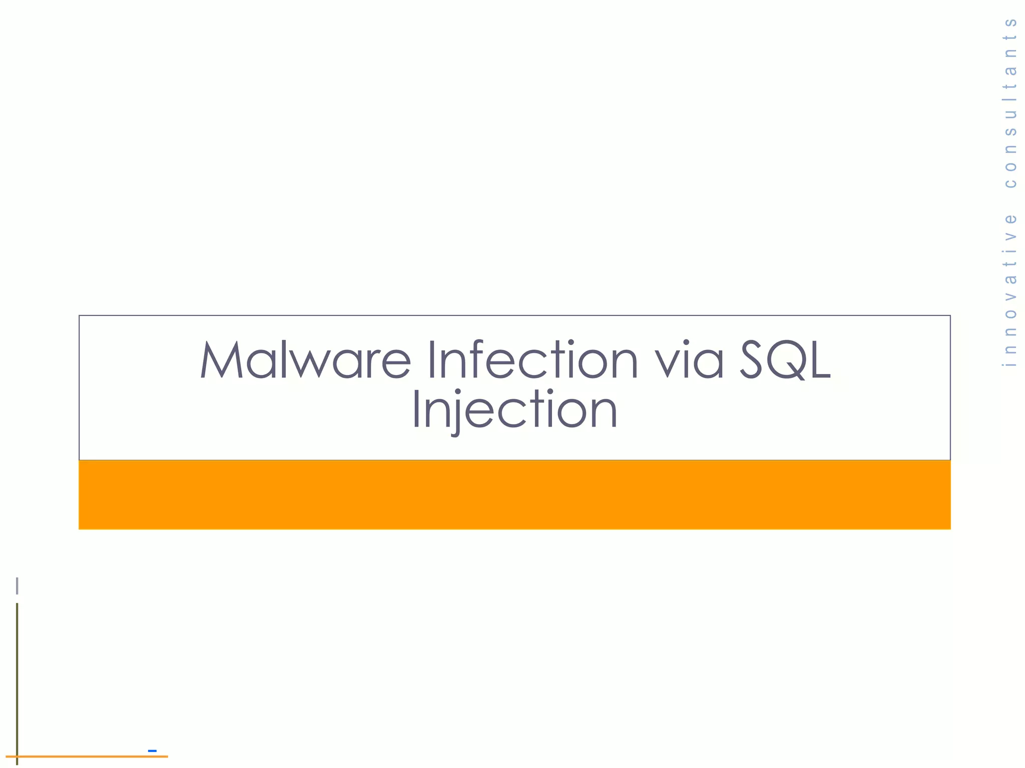 Malware Infection via SQL Injection 