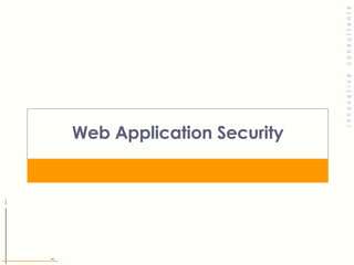 Web Application Security 