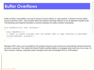 Buffer Overflows 