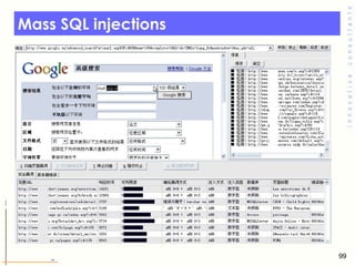 Mass SQL injections 