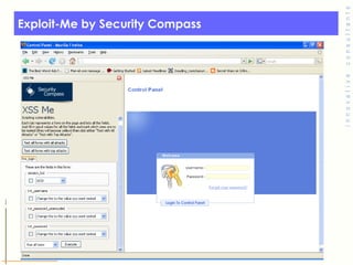 Exploit-Me by Security Compass 