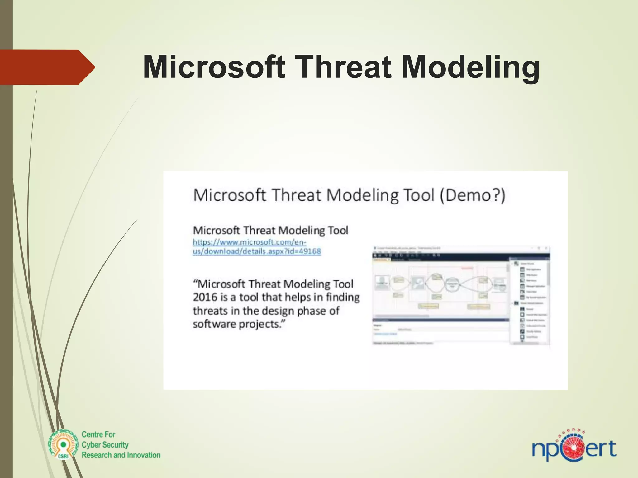 Microsoft Threat Modeling
 