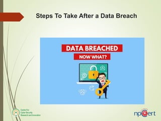 Steps To Take After a Data Breach
 