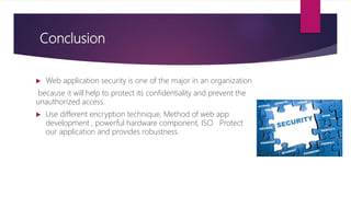 Web applications vulnerabilities and threats | PPTX