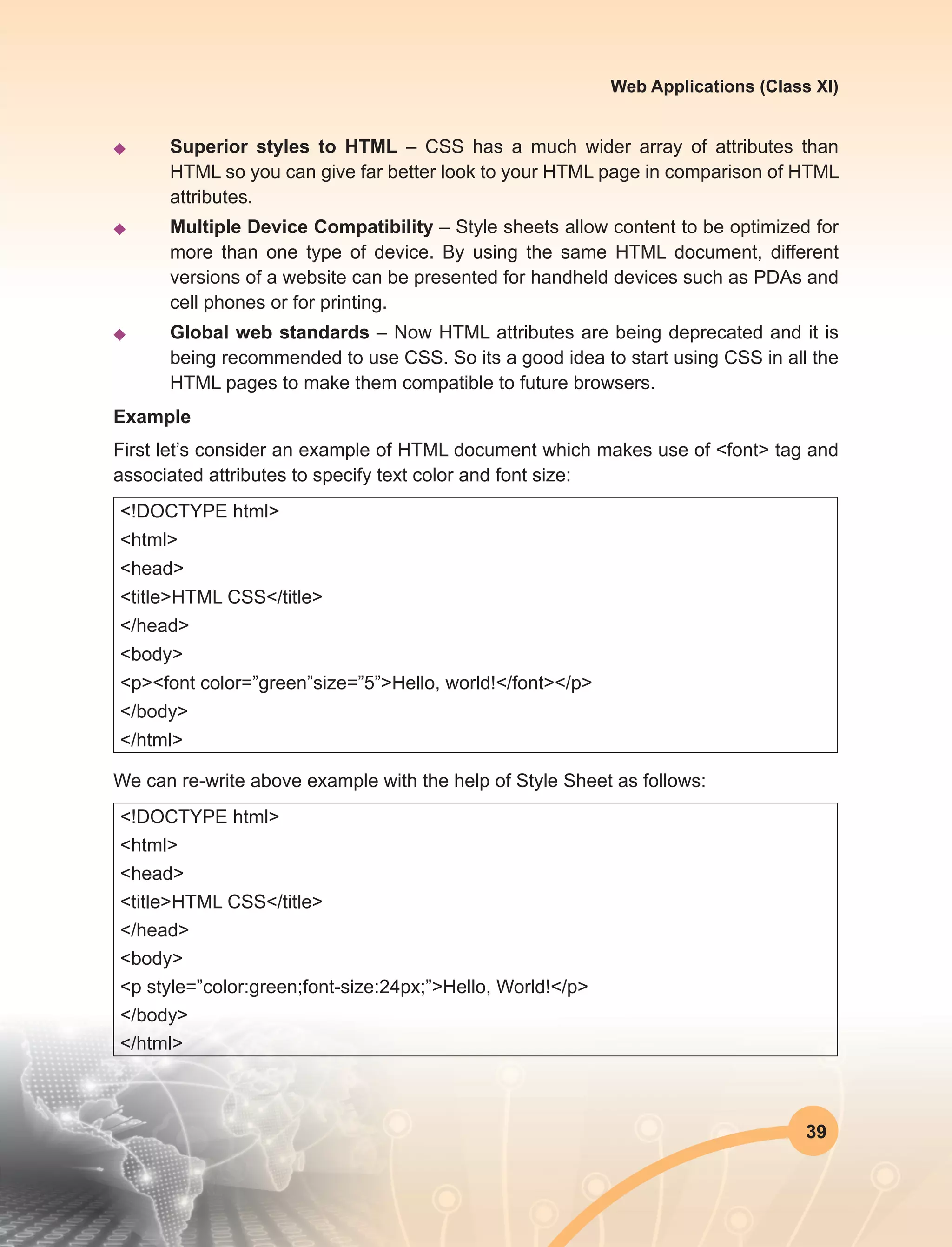 Web Application Class XI (BOOK 1) | PDF