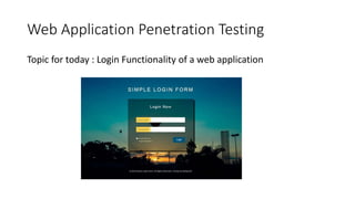 Web App Pen Test