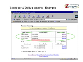 Backdoor & Debug options - Example 