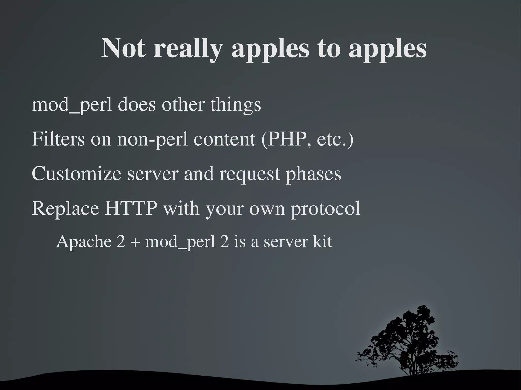 HTTP Reverse proxy forwards HTTP requests to apache/mod_perl backend 