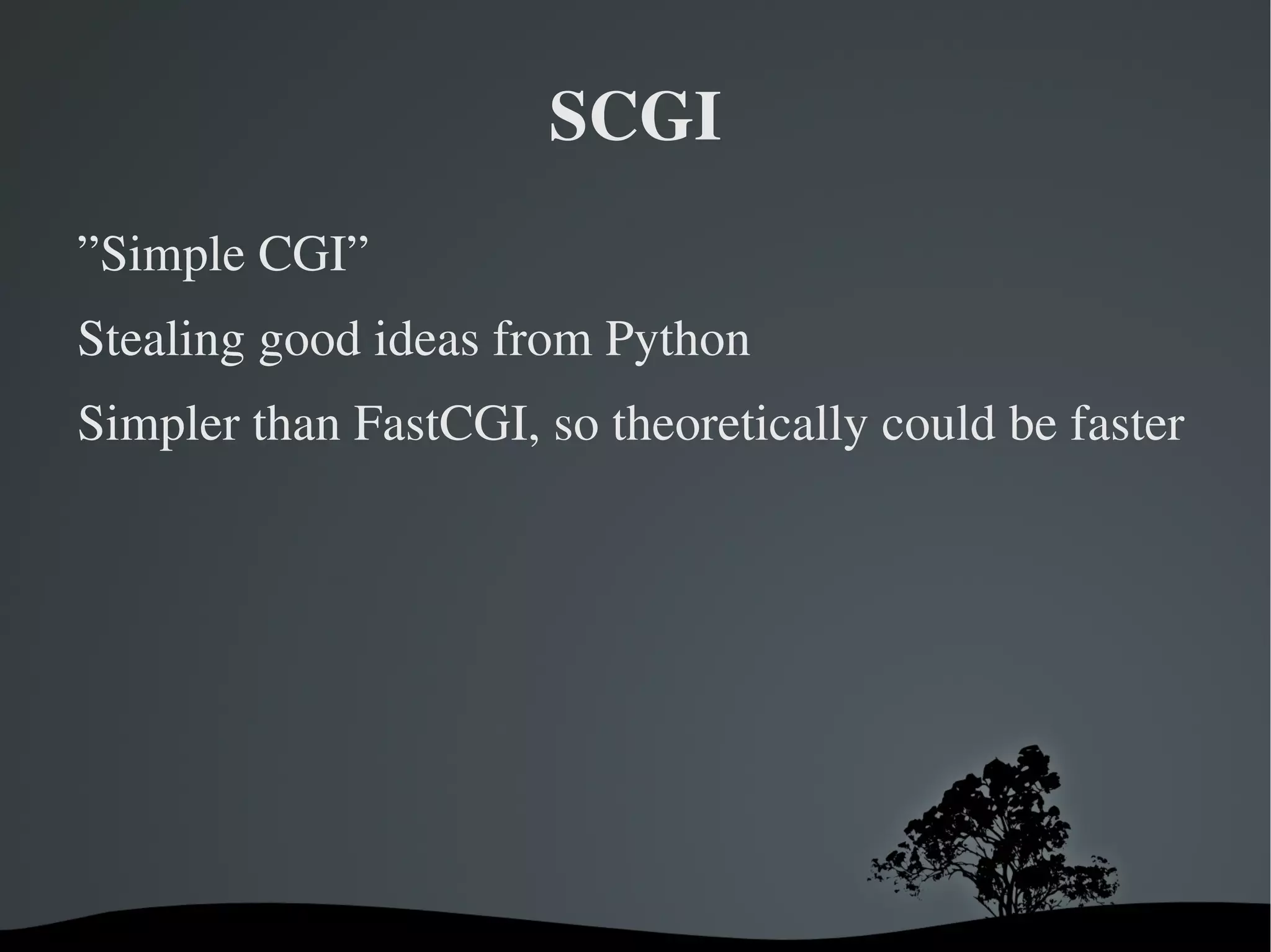 Thanks, Ruby! Non-blocking I/O became fashionable Memcached 