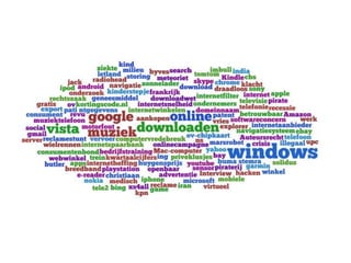 E-COMMERCE 2009“Consumenten in Nederland kochten in 2009 voor € 6.000.000.000,00 online”Bron: CBS, De digitale economie 2009