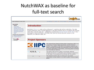 NutchWAX as baseline for
full-text search

 