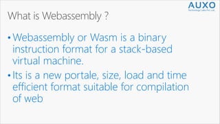WebAssembly ( abbreviated Wasm ) | PDF