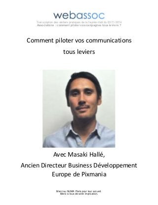 Associations, comment piloter vos communications tous leviers ?