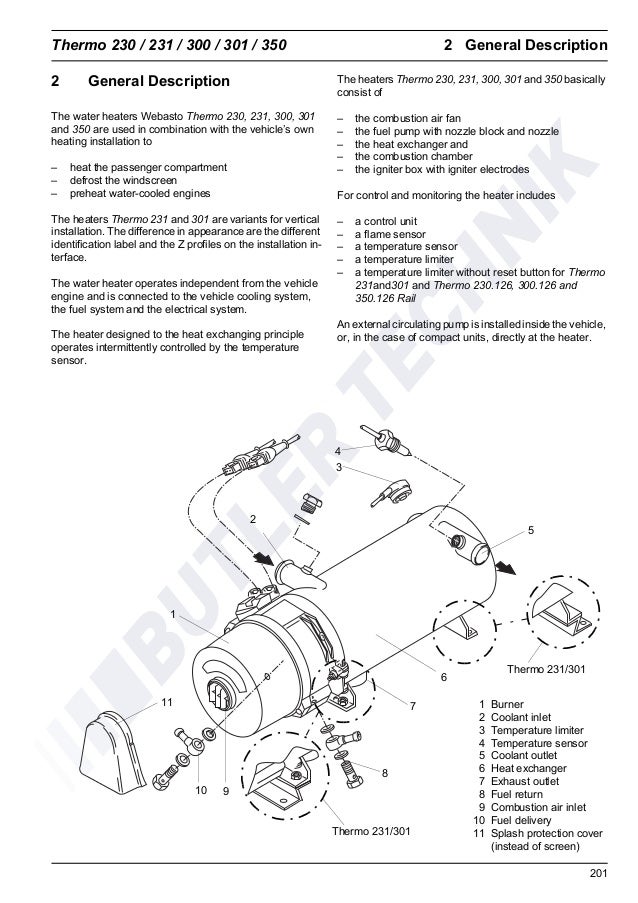 Webasto Thermo 230/300/350 Manual