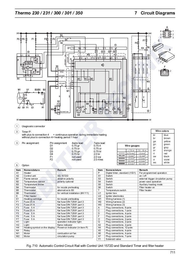 Webasto Thermo 230 300 350 Workshop Manual