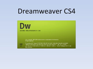 Dreamweaver CS4 