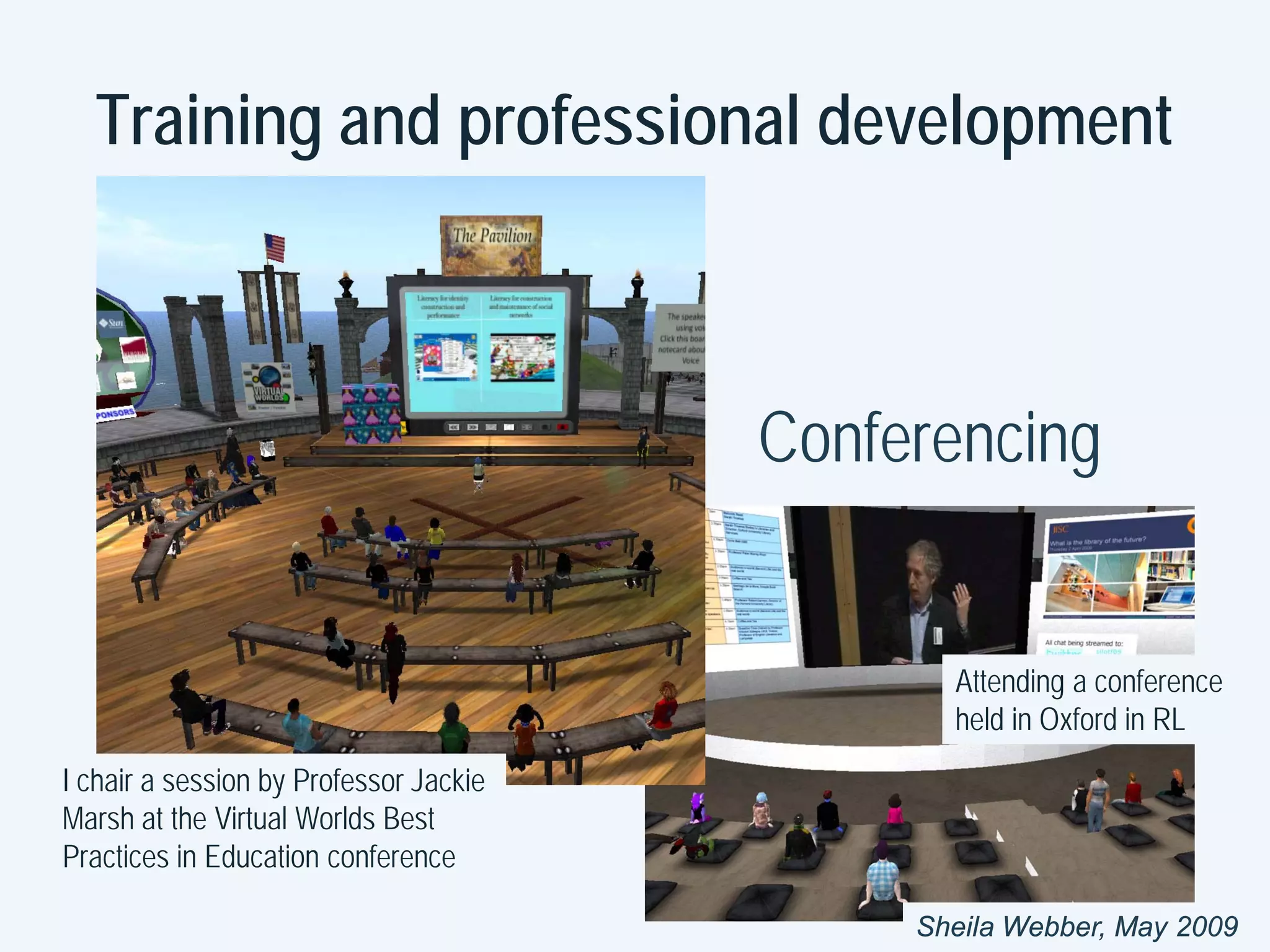 Collaborating in Second Life