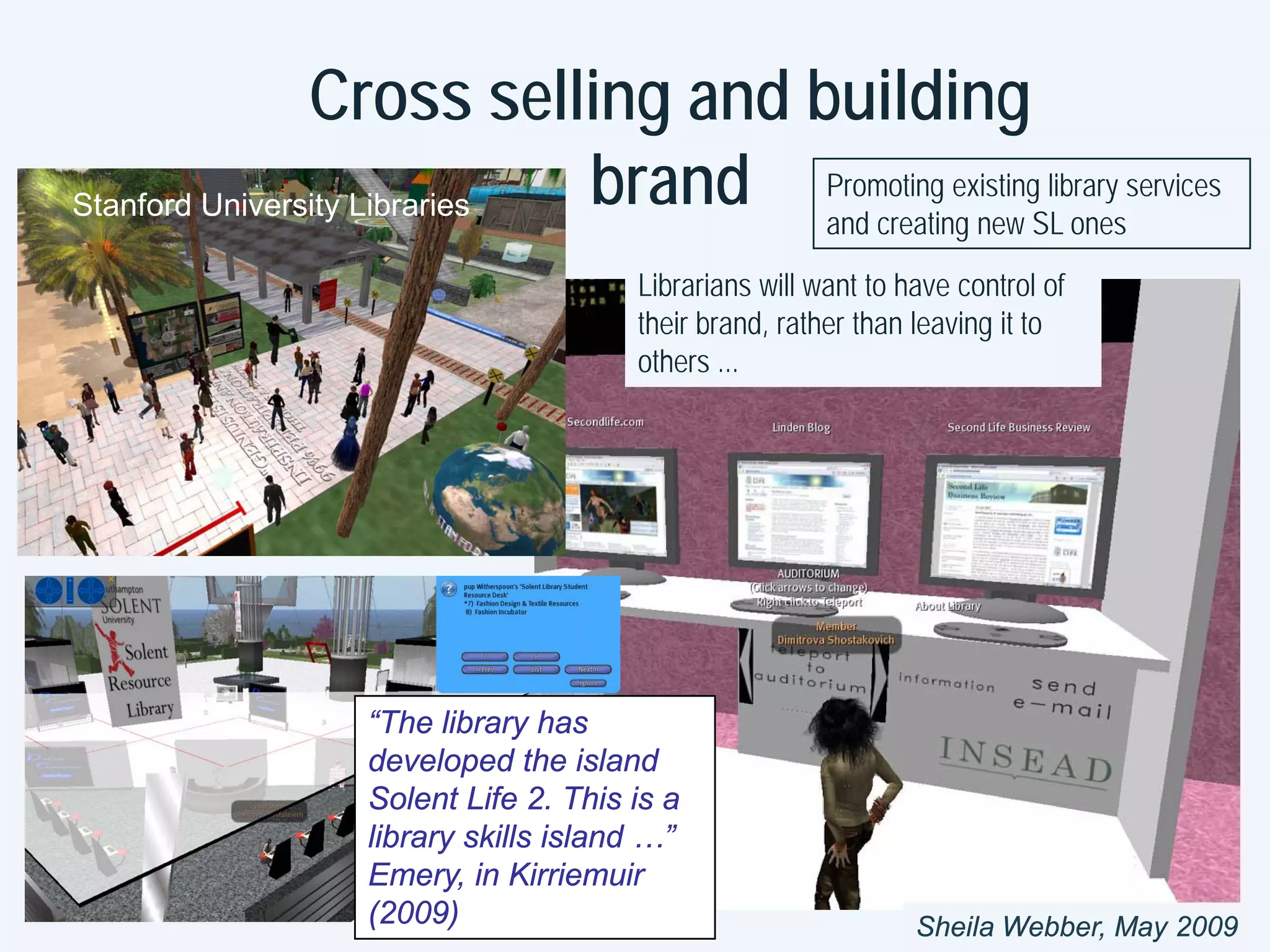 Collaborating in Second Life