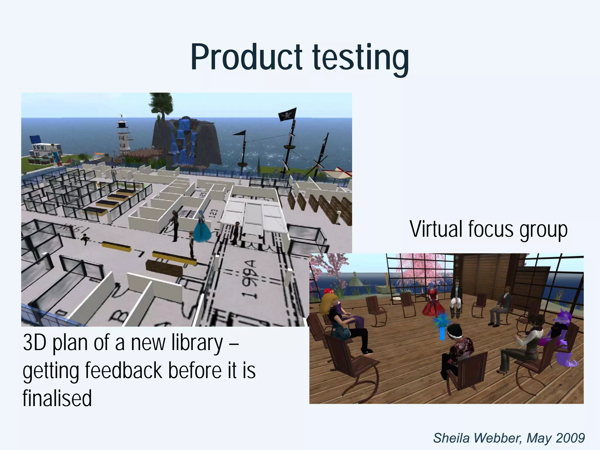 Collaborating in Second Life