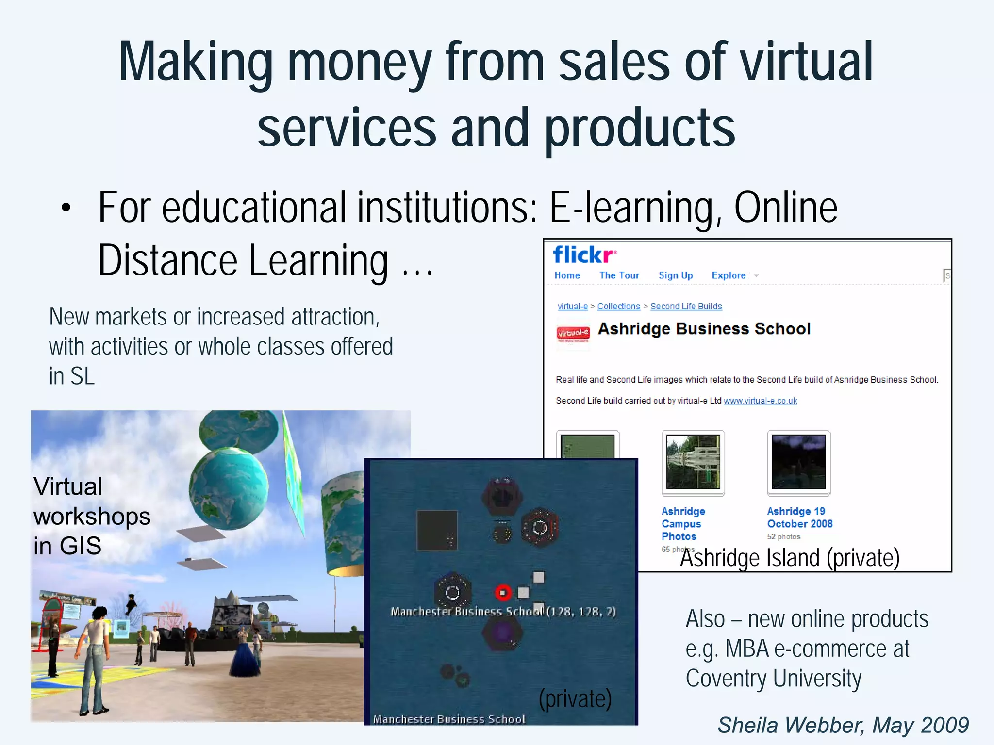 Collaborating in Second Life