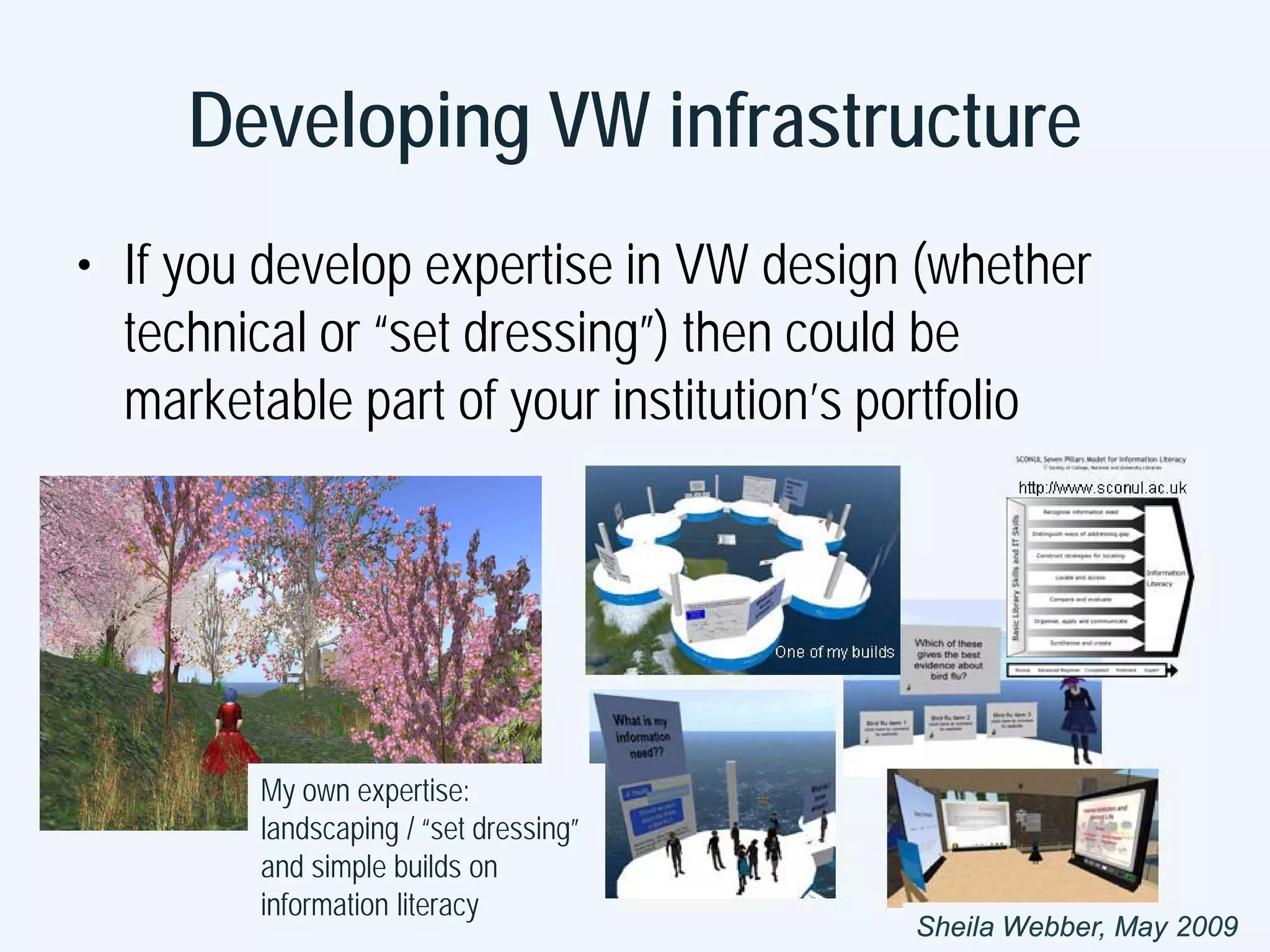 Collaborating in Second Life