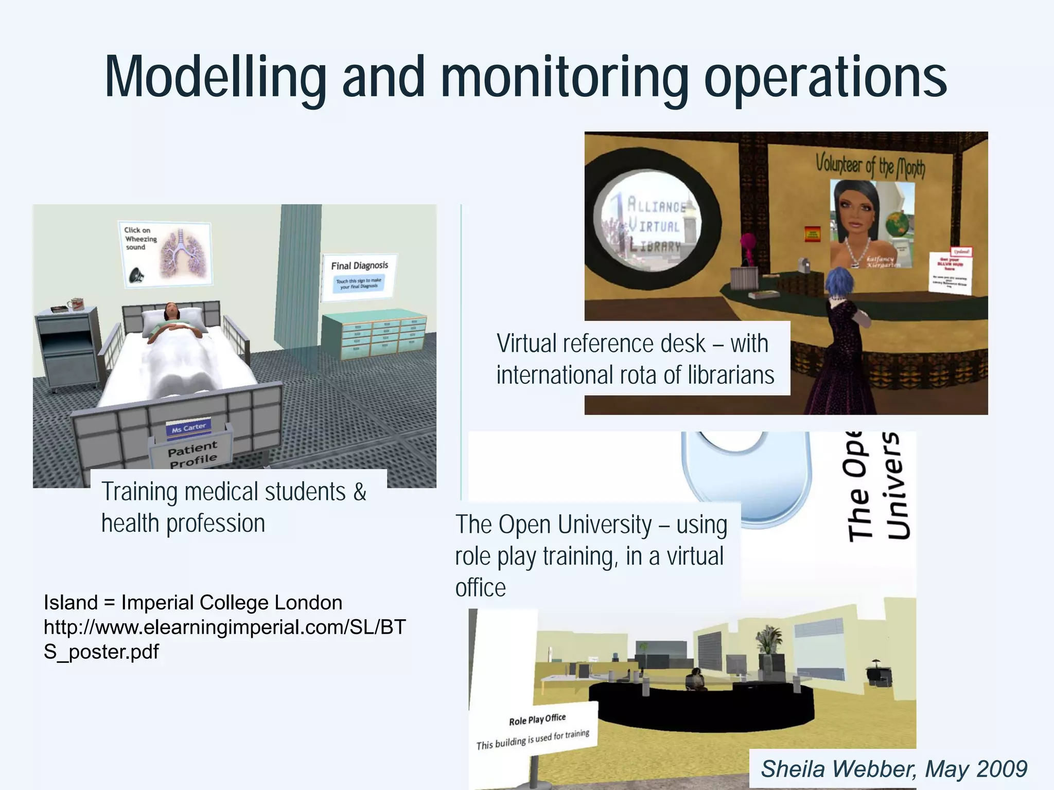 Collaborating in Second Life