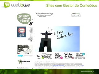 Sites com Gestor de Conteúdos
 