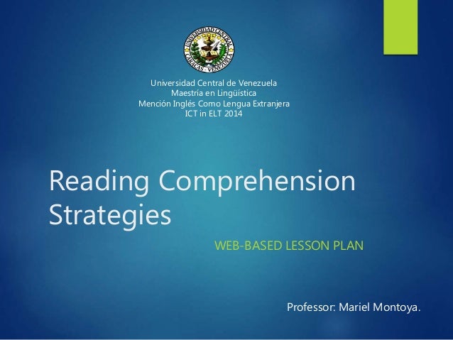 Web Based Lesson Plan