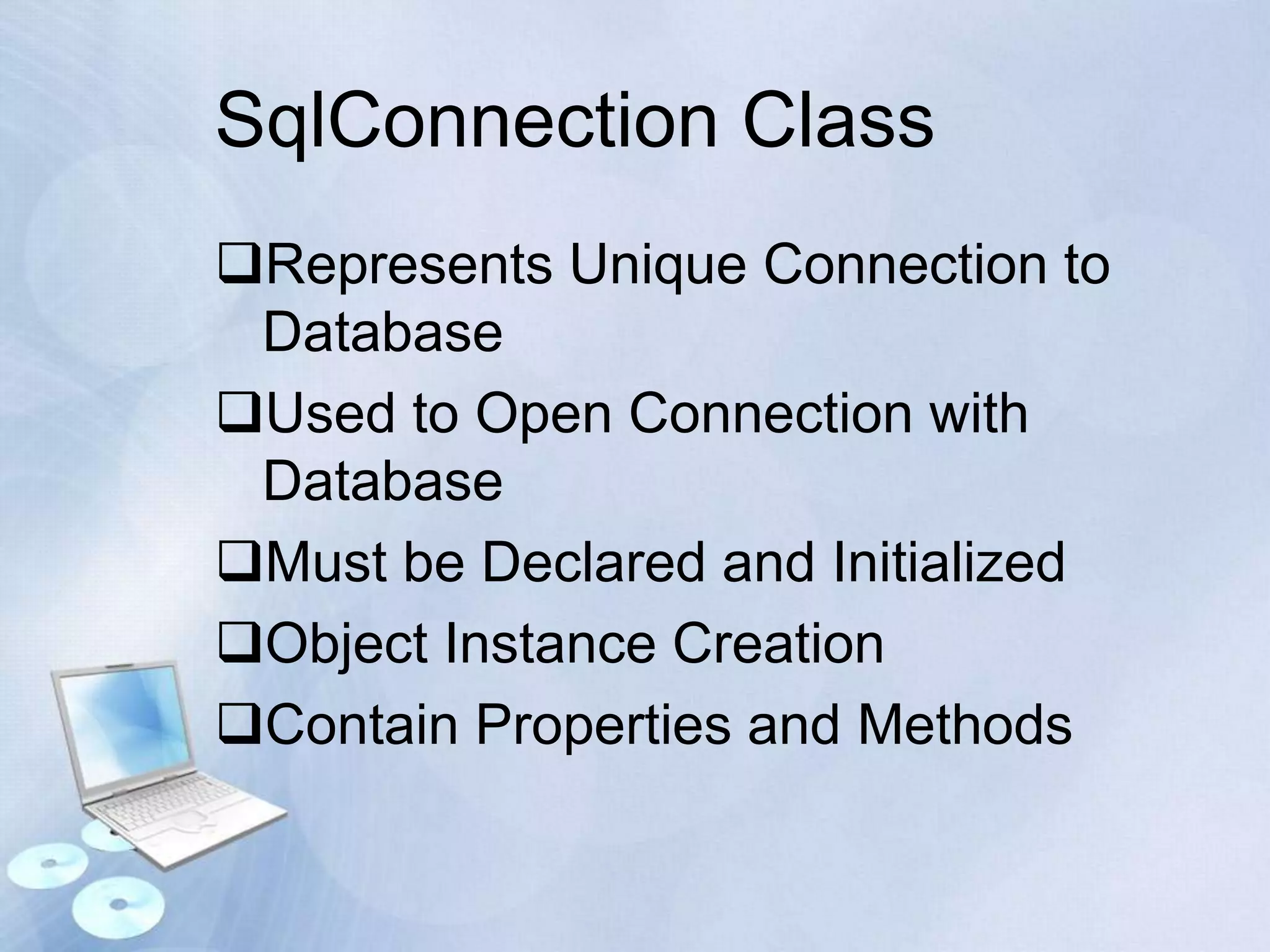 Web based database application design using vb.net and sql server | PPT