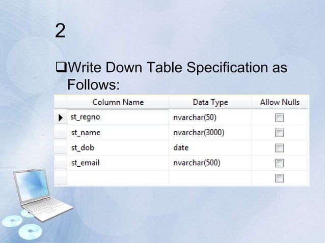 Web based database application design using vb.net and sql server | PPT
