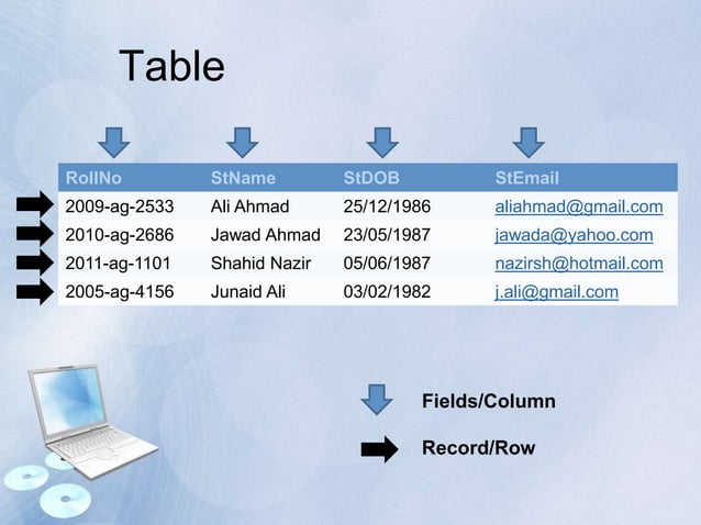 Web based database application design using vb.net and sql server | PPT
