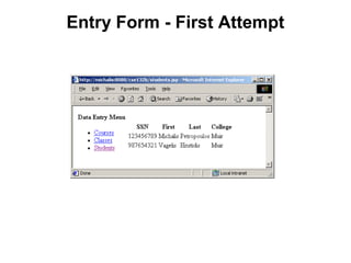 Entry Form - First Attempt

 