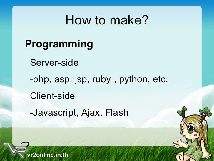 Web-Based Game : When game and web meet.