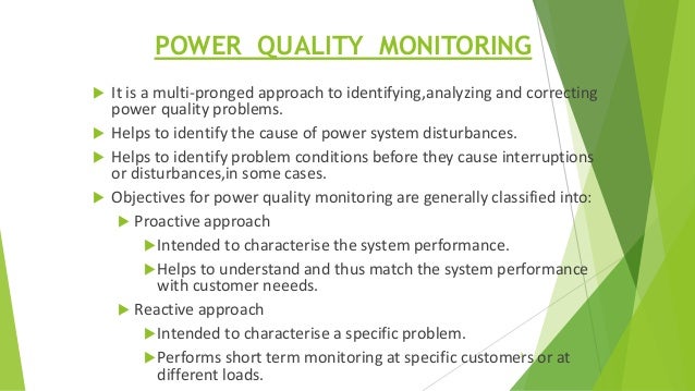 Web based power quality monitoring system