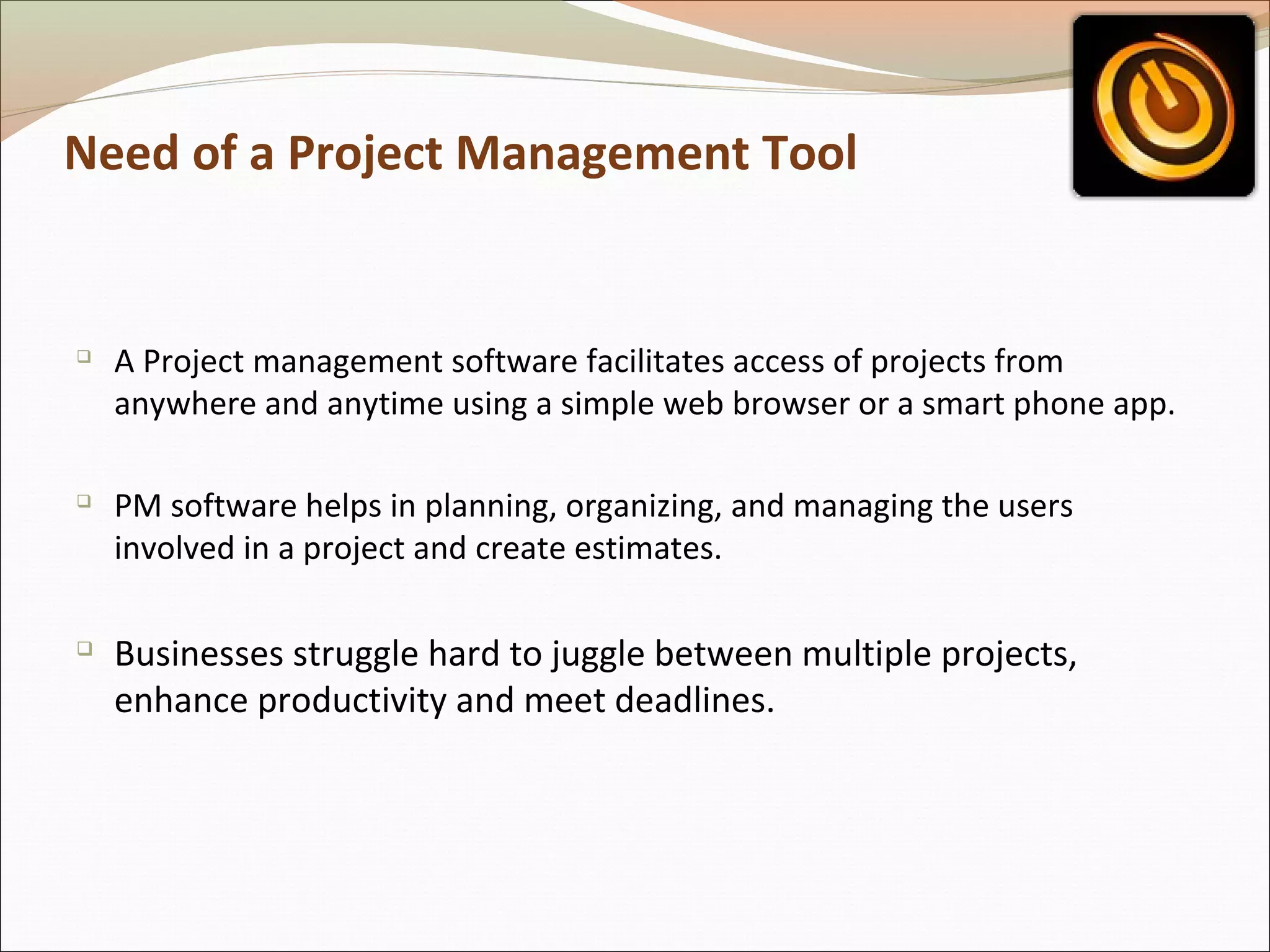 Web Based Project Management Software | PPT