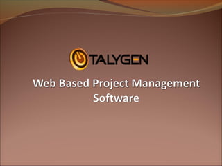 Web Based Project Management Software | PPT