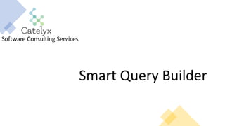 Software Consulting Services
Smart Query Builder
 