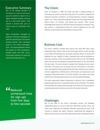 Web based reporting system | PDF