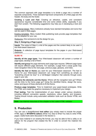 Web Based Training. Examples Web based training | PDF