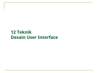 web based user interface user interface.ppt