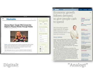 Digitalt   ”Analogt”
 